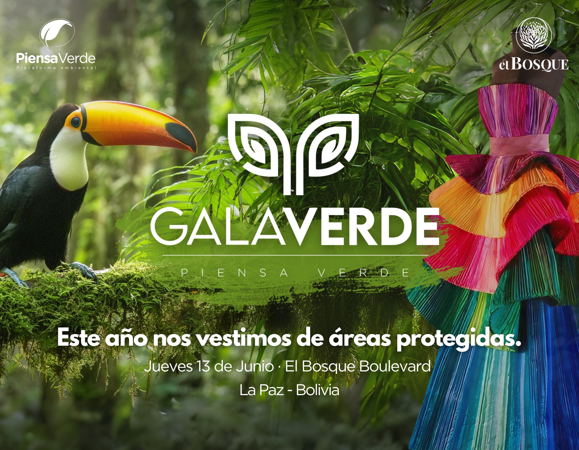 Piensa Verde invita a la Gala Verde 2024: Un viaje a través de las maravillas naturales de Bolivia